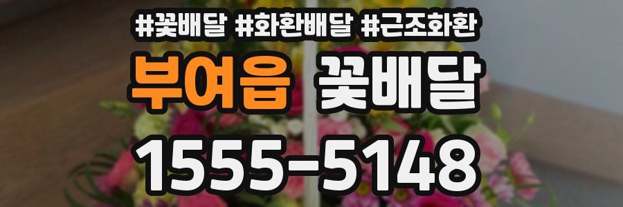 부여읍 꽃배달