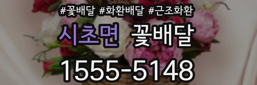 시초면 꽃배달