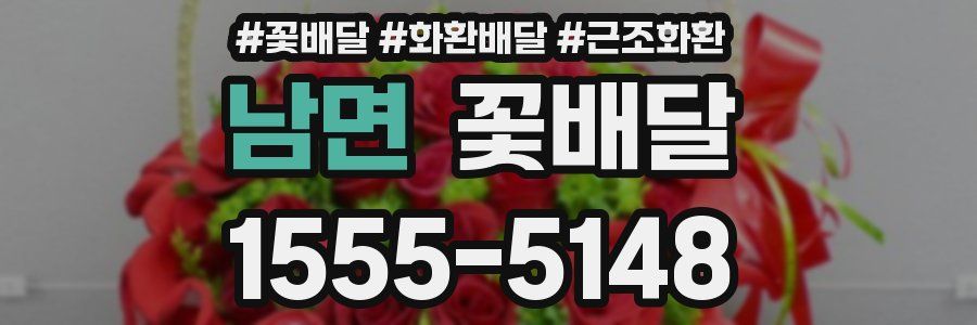 남면 꽃배달