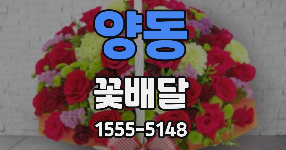 양동 꽃배달