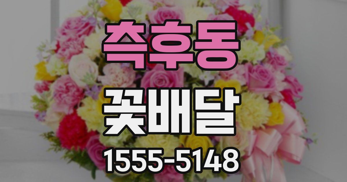 측후동 꽃배달