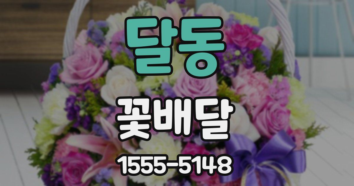 달동 꽃배달