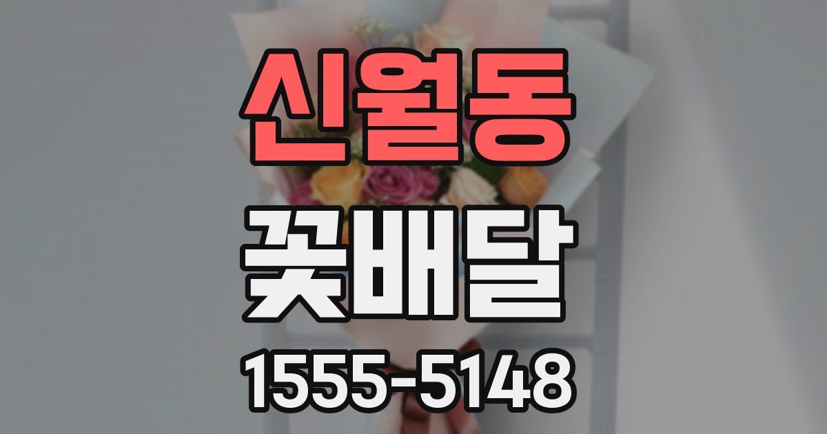 신월동 꽃배달