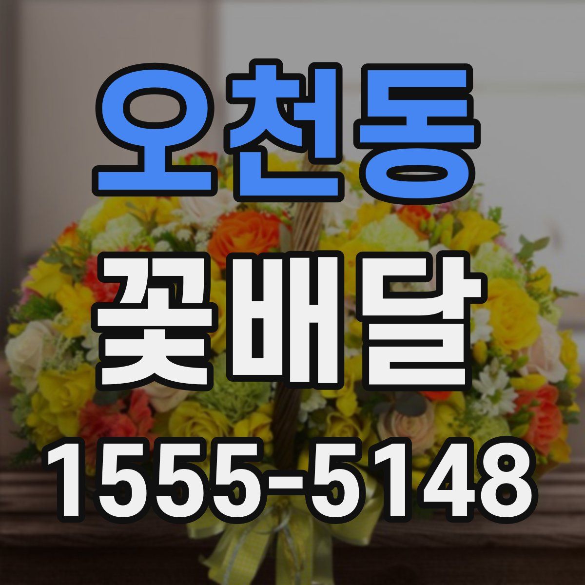 오천동 꽃배달