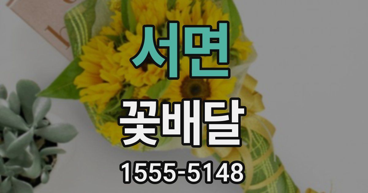 서면 꽃배달