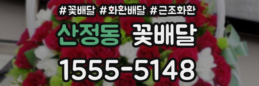 산정동 꽃배달