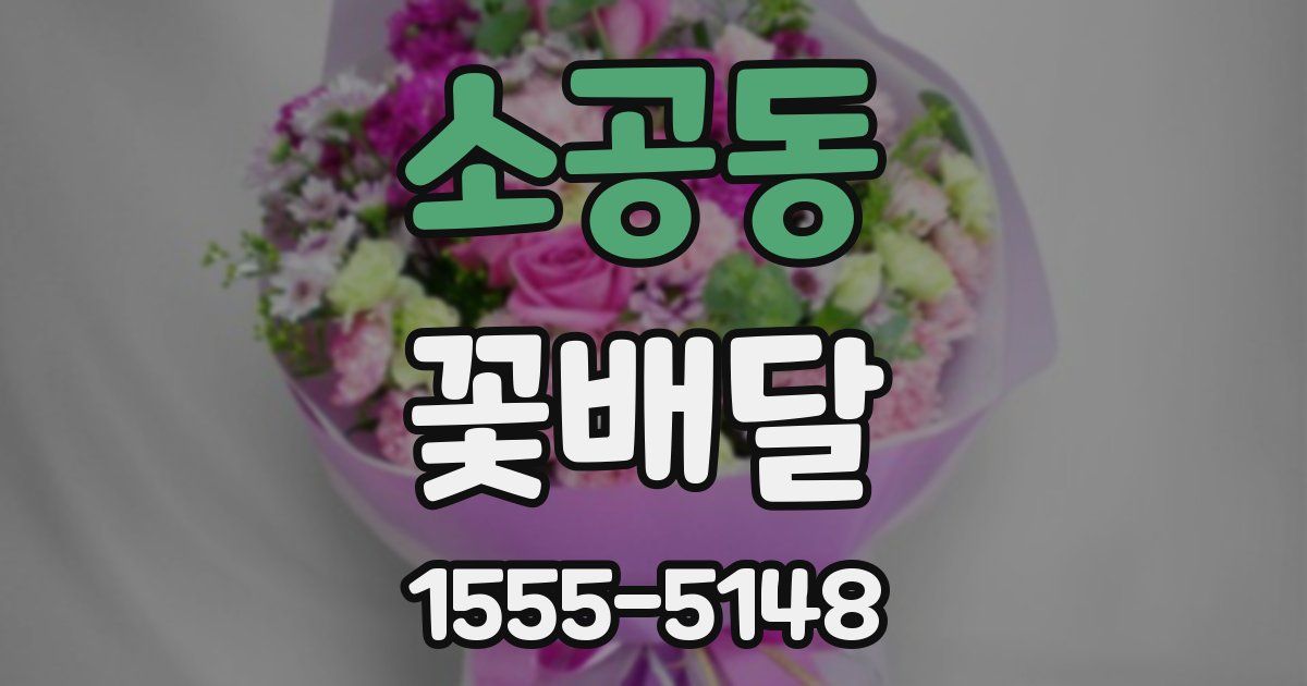 소공동 꽃배달