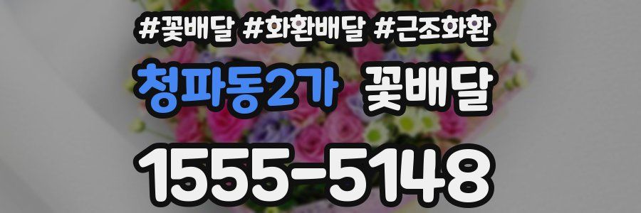 청파동2가 꽃배달