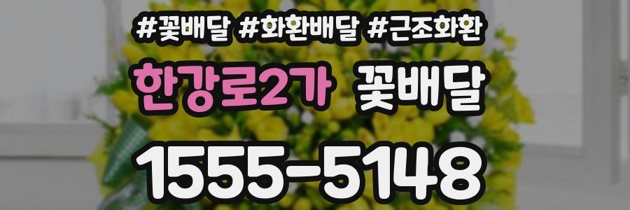 한강로2가 꽃배달