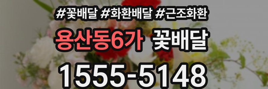 용산동6가 꽃배달