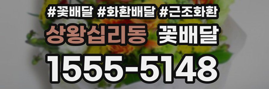 상왕십리동 꽃배달