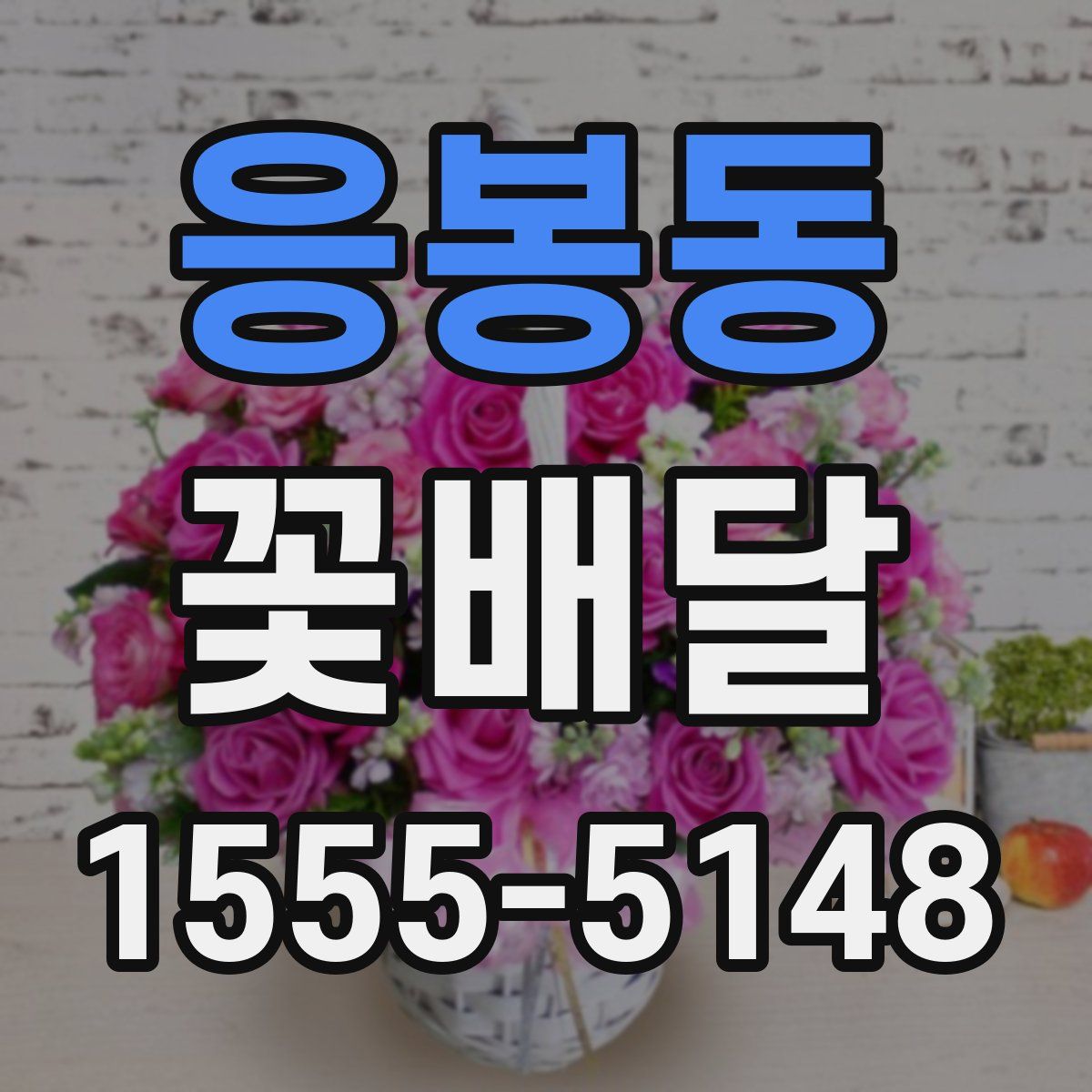 응봉동 꽃배달