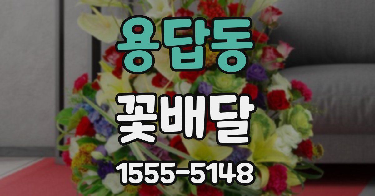 용답동 꽃배달