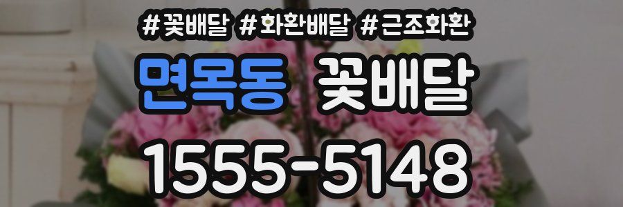 면목동 꽃배달