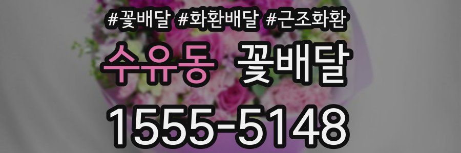 수유동 꽃배달