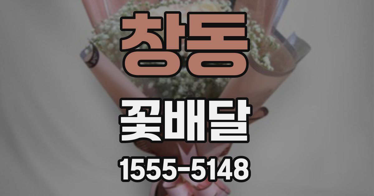 창동 꽃배달