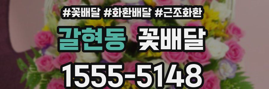 갈현동 꽃배달