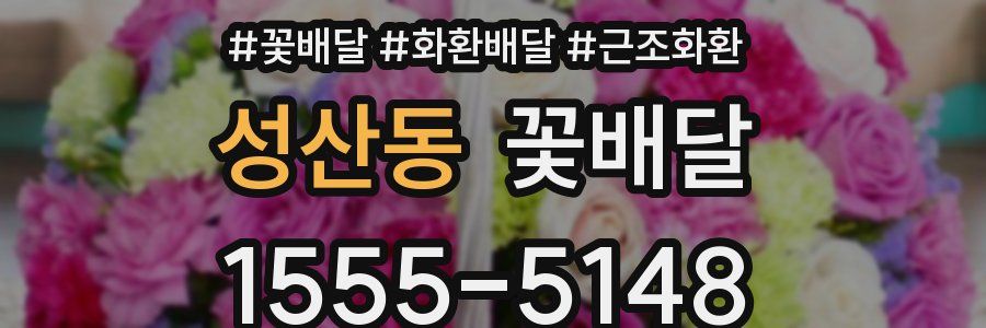 성산동 꽃배달