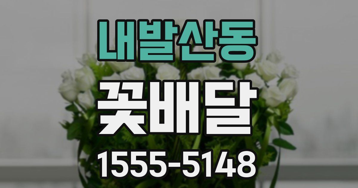 내발산동 꽃배달
