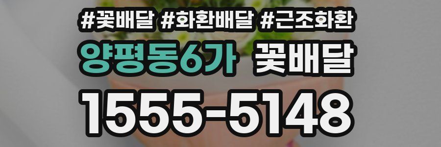 양평동6가 꽃배달