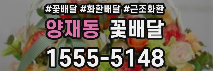 양재동 꽃배달
