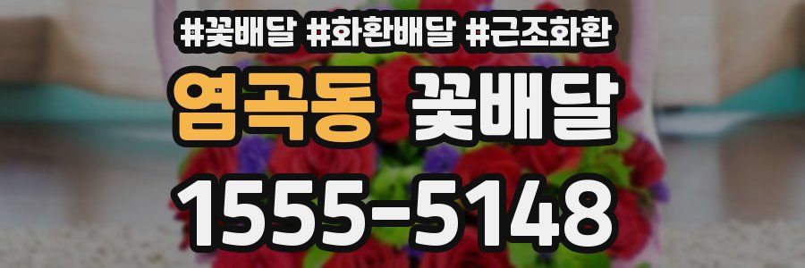 염곡동 꽃배달
