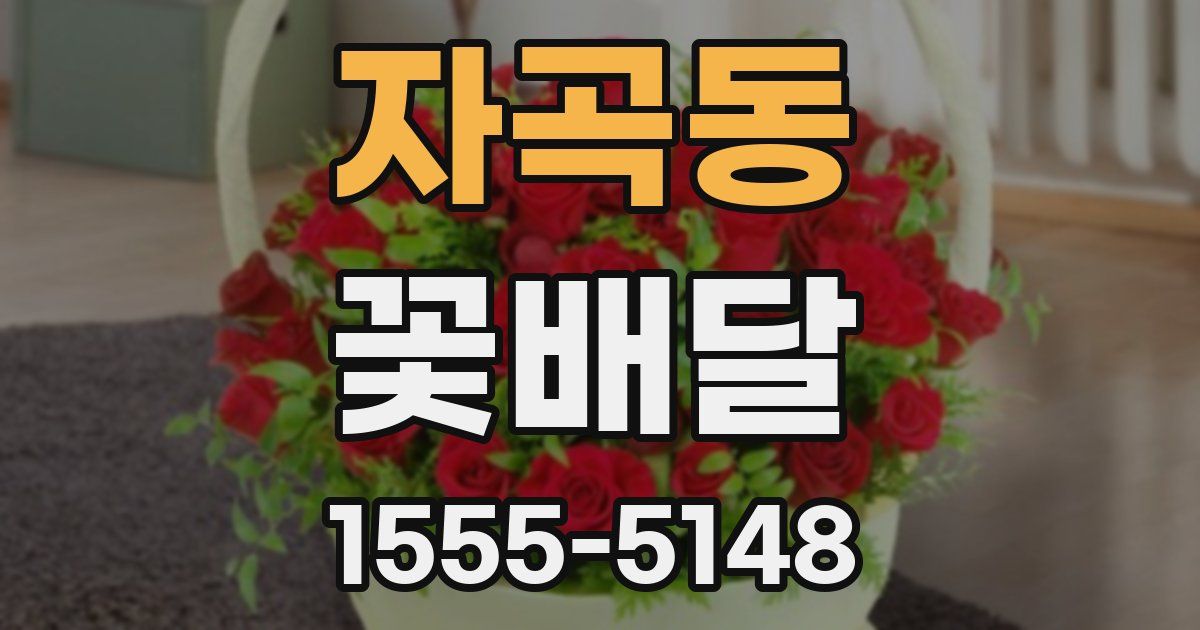 자곡동 꽃배달