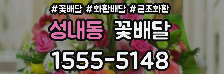 성내동 꽃배달