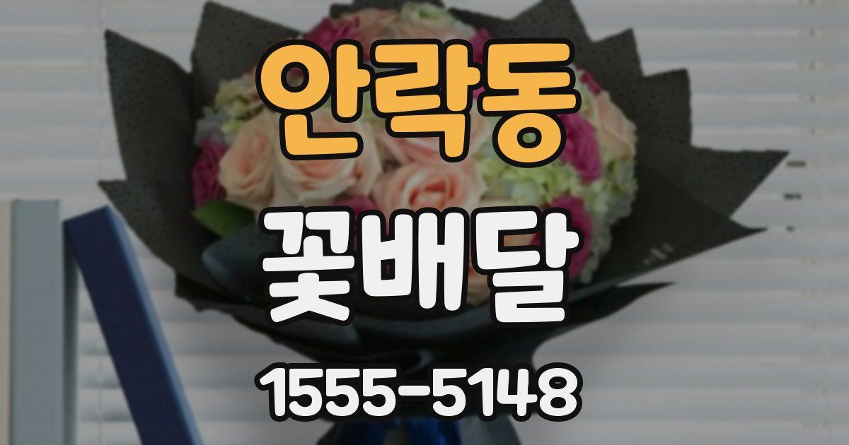 안락동 꽃배달