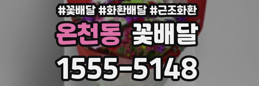 온천동 꽃배달