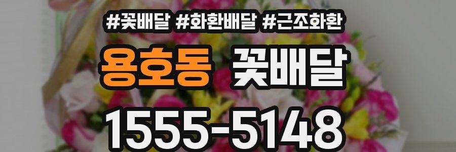 용호동 꽃배달