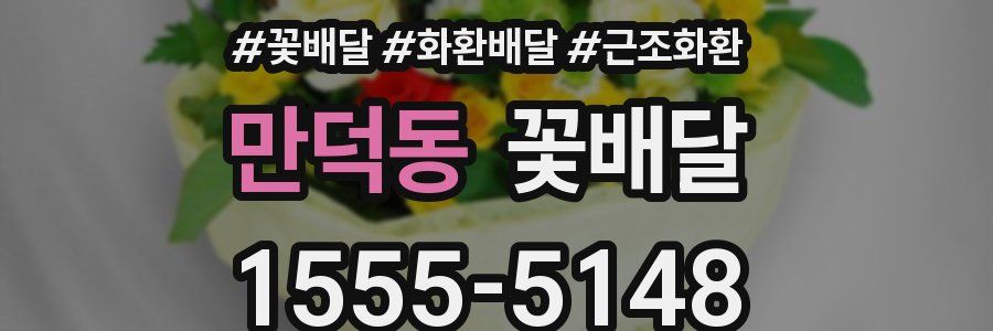 만덕동 꽃배달