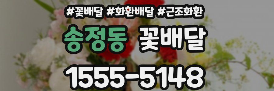 송정동 꽃배달
