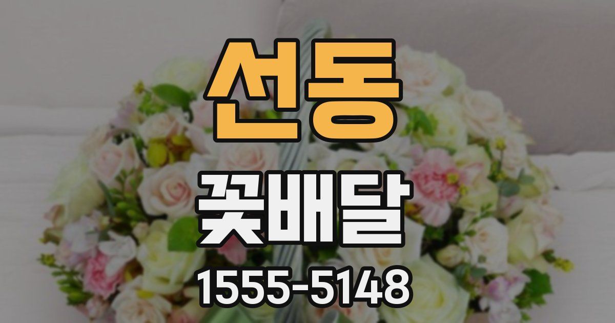 선동 꽃배달