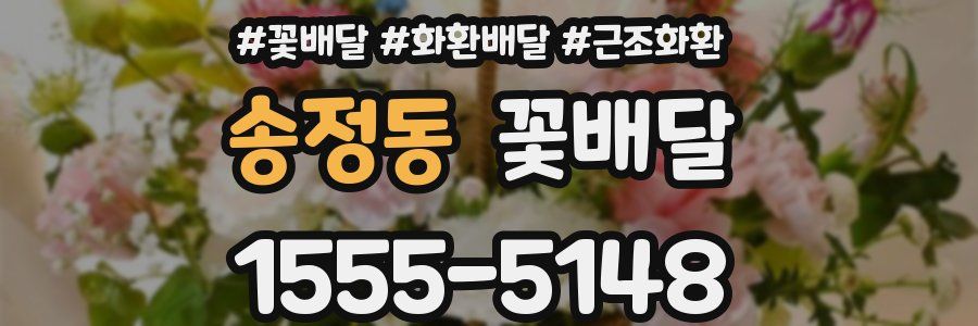 송정동 꽃배달