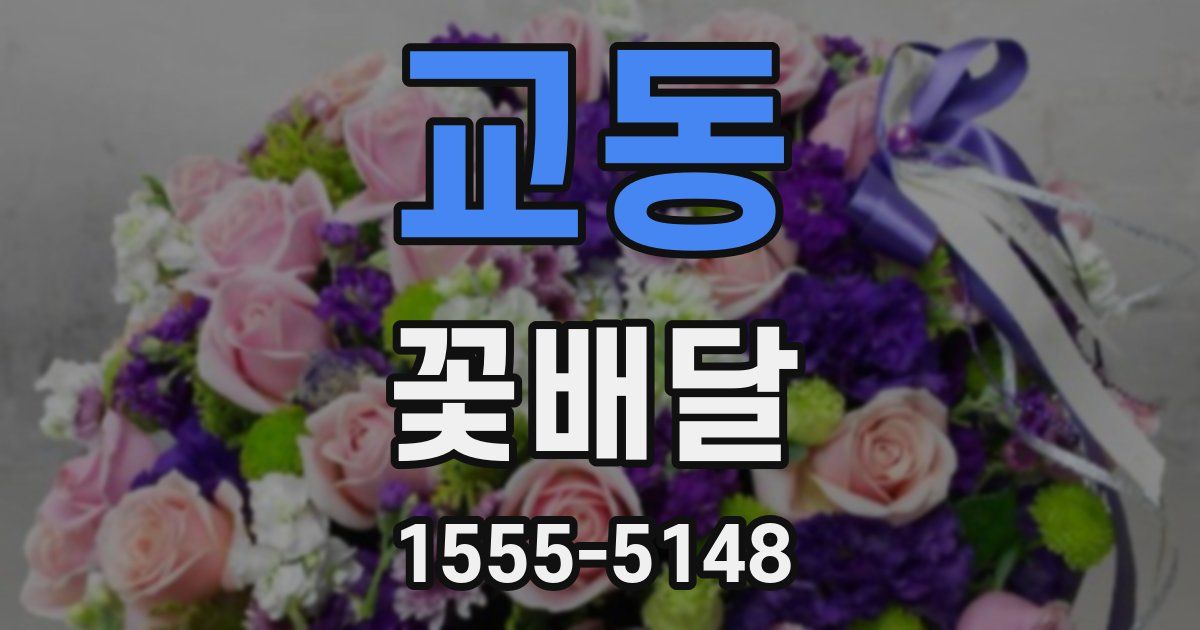 교동 꽃배달