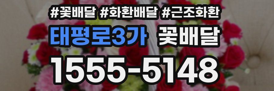 태평로3가 꽃배달
