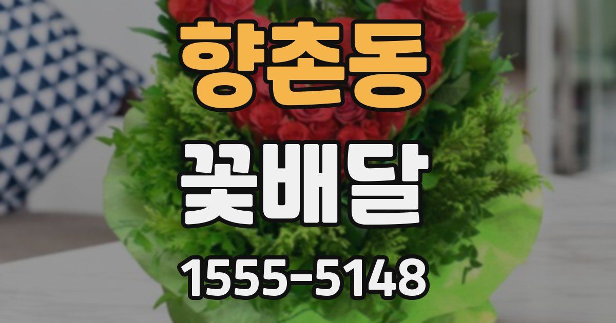 향촌동 꽃배달