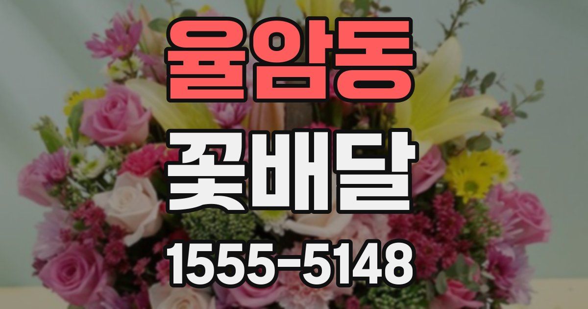 율암동 꽃배달