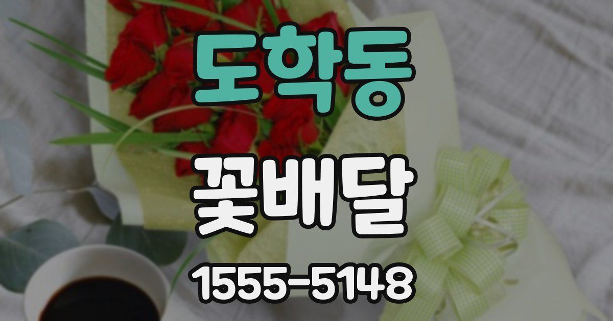도학동 꽃배달
