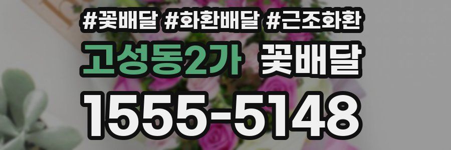 고성동2가 꽃배달