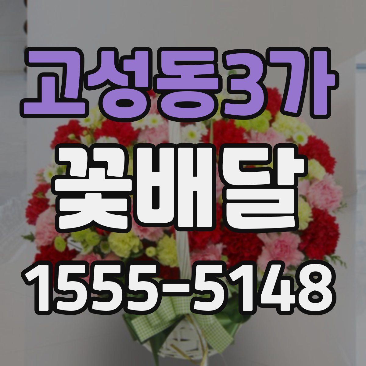 고성동3가 꽃배달