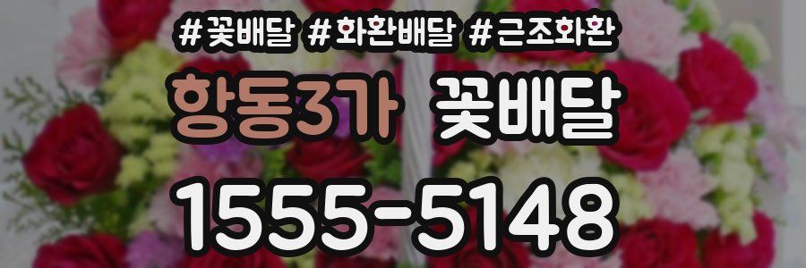 항동3가 꽃배달