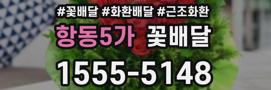 항동5가 꽃배달
