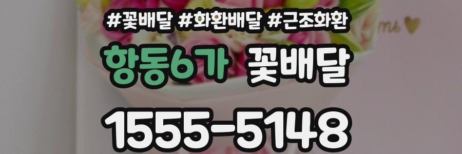 항동6가 꽃배달