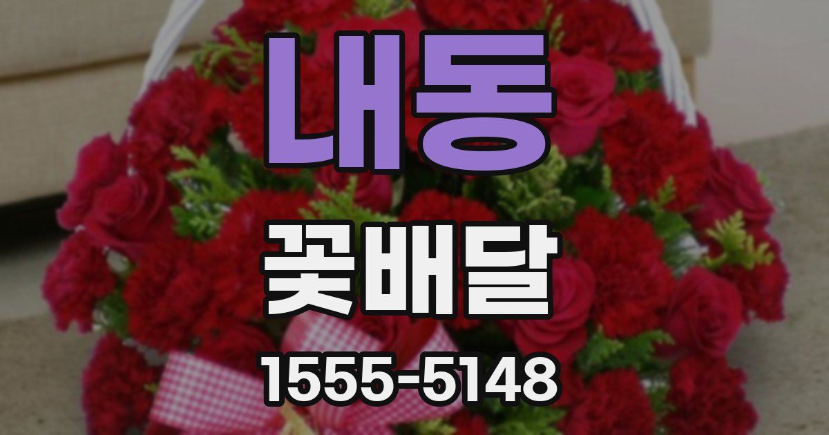내동 꽃배달