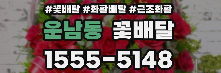 운남동 꽃배달