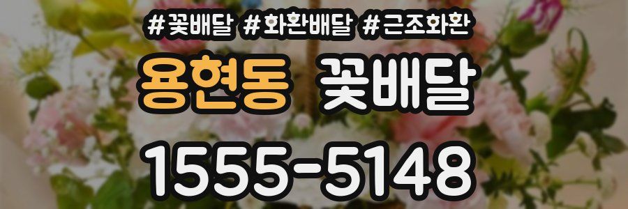 용현동 꽃배달