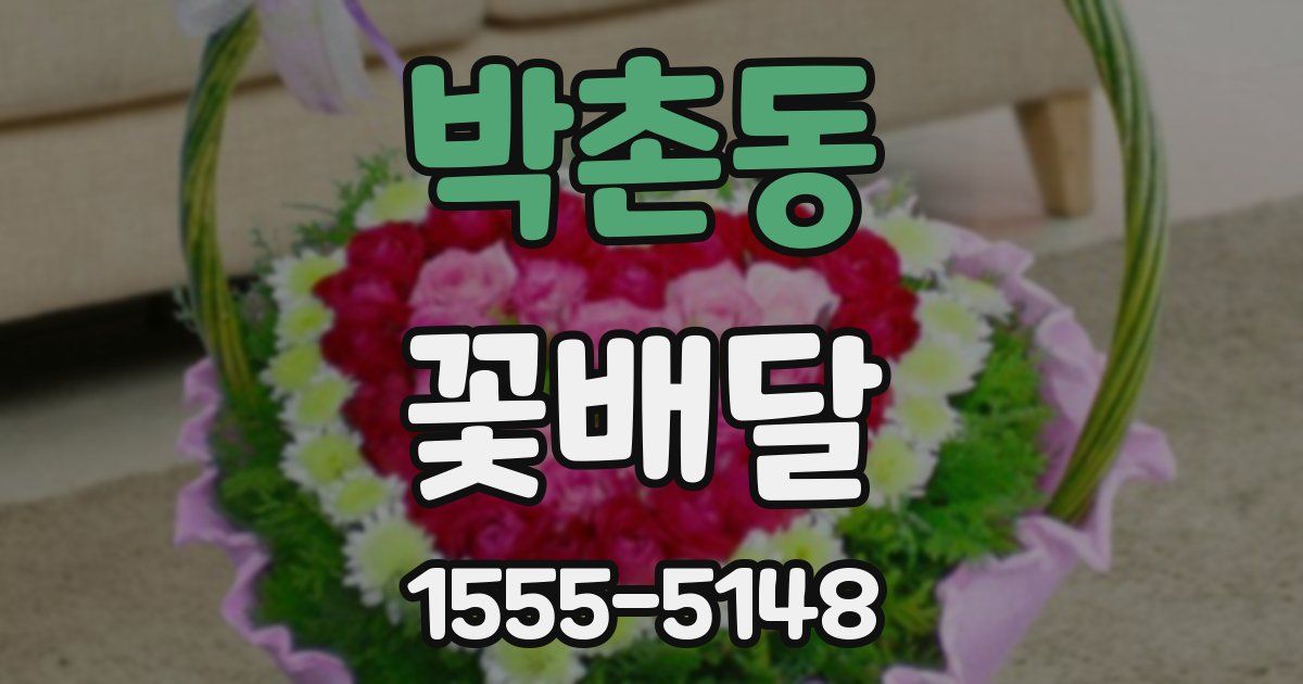 박촌동 꽃배달