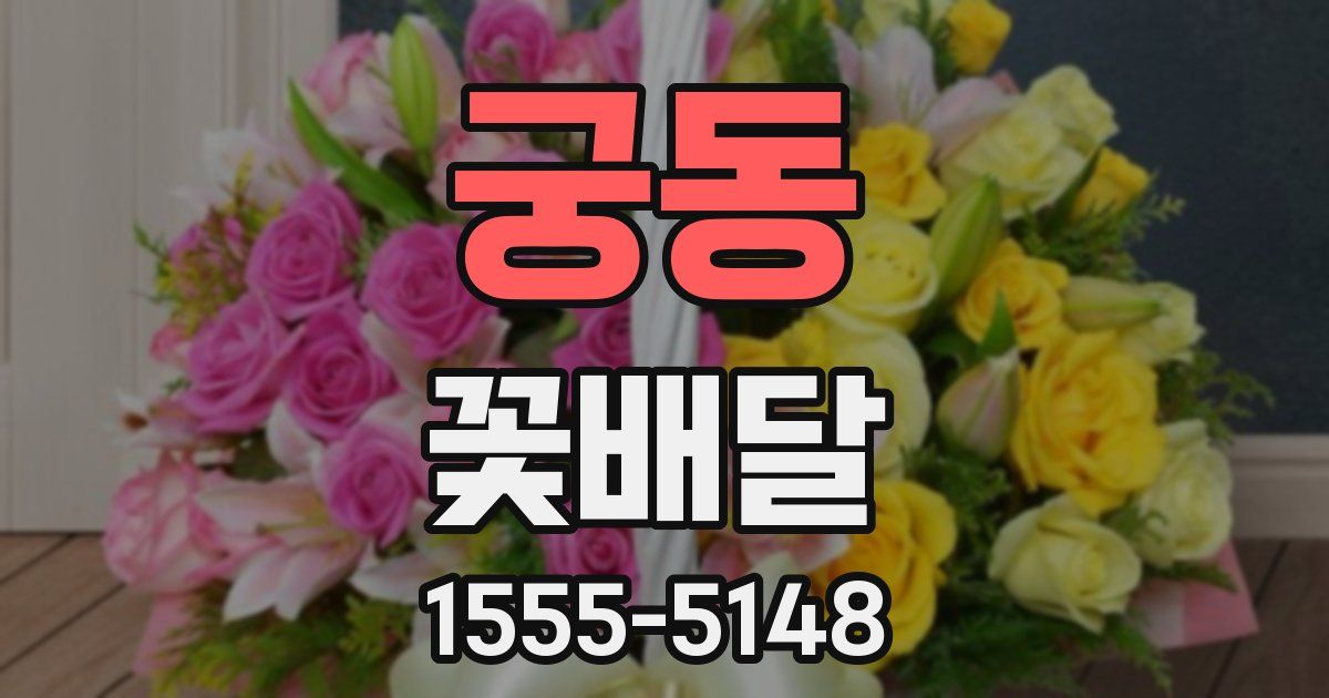 궁동 꽃배달